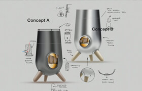 Domestika - Concept Sketching for Industrial Design