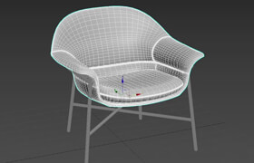 Udemy - 3D ArchViz Тutorial How to make a good chair from fabric