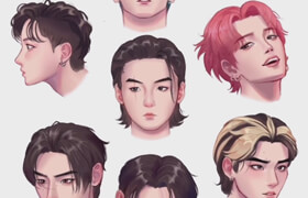 Udemy - The Ultimate Art Course K-POP Faces (Male Idols)