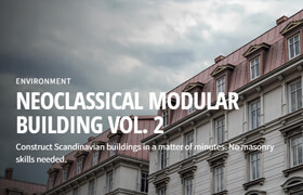 Megascans - NeoClassical modular building VOL2