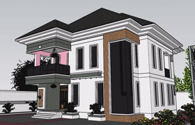 Udemy - Learn 5Bedroom Duplex from basic to advance SketchUp Pro