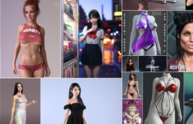 Daz 3D Poser Bundle 3 October 2024