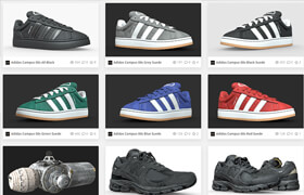 Sketchfab - Sneaker - All Models from joewall  Blender, FBX