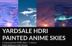 YARDSALE HDRI Painted Anime Skies 01 - 材质