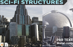 Artstation - Sci-Fi Structures vol 1 - 模型