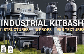 Blendermarket - Industrial Kitbash - 模型