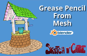 Grease Pencil From Mesh Pro