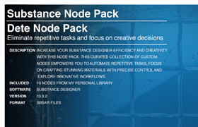 Artstation - Substance Node Pack - Dete Node Pack - 材质