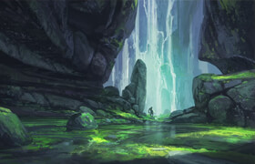 IAMAG - Andreas Rocha - Painting a Fantasy Landscape and Creative Process