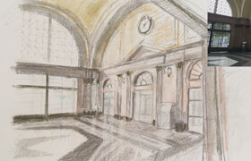 Udemy - Drawing and Sketching Vol 2 Learning with a Train Station