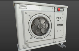 Udemy - BlenderSubstance Painter 3D Air Conditioner