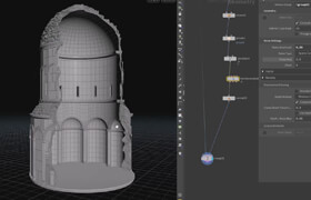 Church Ruins - Houdini Procedural Modeling Course