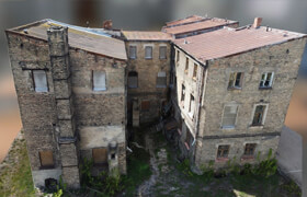 FAB - Old Brick 3-story Building - 模型