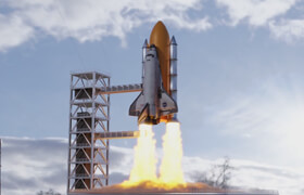 Udemy - Animate a Rocket Launch Smoke & Fire Simulation in Blender 2021-4