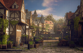 Artstation - Creating a Medieval Town Environment - Using UE5 & Blender