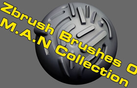 Gumroad - Z-Brush Hard-Surface Brushes for Concept Design