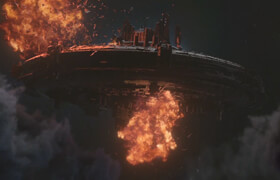 Pixel Front - the Mothership – Lighting & Compositing in Houdini, Arnold & Nuke