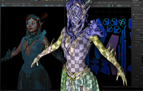 The Gnomon Workshop - Introduction to Maya 2025 UV Toolkit - Texturing Fundamentals using Maya & ZBrush with Eric Keller