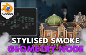 Artstation - Blender 4 3DT Smoke Generator Geometry Node