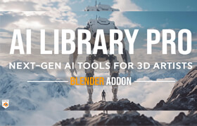 Blender AI Library Pro