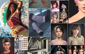 Daz 3D Poser Bundle 1 December 2024