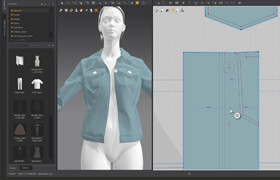 The Gnomon Workshop - Introduction to Marvelous Designer Clothing & Cloth Sims with Erika Lochs