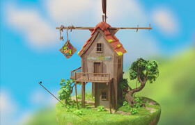 Udemy - Creating a Stylized House and Props in Blender