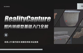 【正版】RealityCapture 用照片转化模型-基础入门到进阶全解