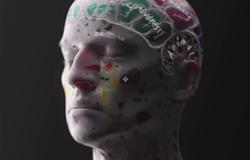 Domestika - Abstract Portrait Animation with Cinema 4D (Jonas Pfeiffer)