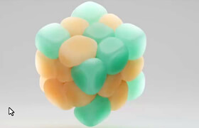 Skillshare - New C4D Soft Body Dynamics, Filling a Cube with Shapes (Derek Kirk)