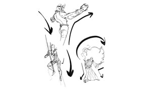 Gumroad - Anthony Jones - Dynamic Poses 1 - Make your dudes feel like they have life!