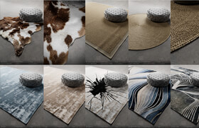 3DRnB High Quality Rug Collection - cinema4d 模型