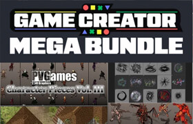 Game Creator MEGA Bundle - 游戏资源