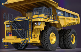 RenderHub - Mining dump truck Komatsu 830E-AC