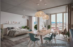 Udemy - Interior lighting Corona and Vray, from 0 to advanced