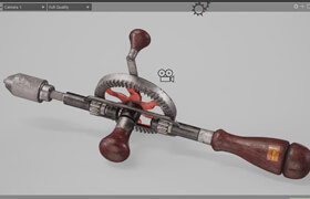 Udemy - Complete Guide to MidPoly Modeling Rendering A Hand Drill