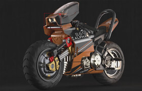 Udemy - Futuristic Motorcycle Modeling Unwrapping and Texturing