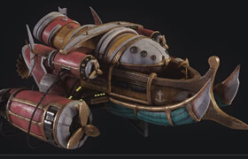 Udemy - Mastering Steampunk Ship Concept to Completion in 3DModeling