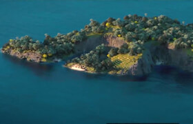 CG Circuit - Tropical Islands in Houdini and RedShift