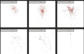 FX Elements - Blood Splatter - Pack 1 - 视频素材