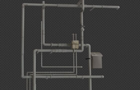 Patreon - Modeling Industrial Decoration in Blender (Tutorials+asset pack links)